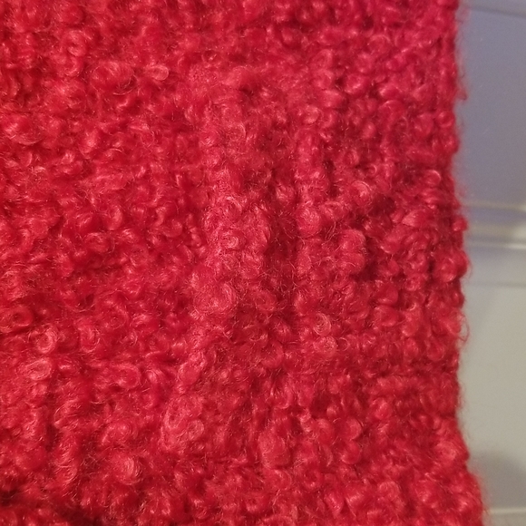 new rare ESCADA size 10 Mohair + Wool vintage womens Blazer jacket 40 Red Medium - Picture 2 of 8